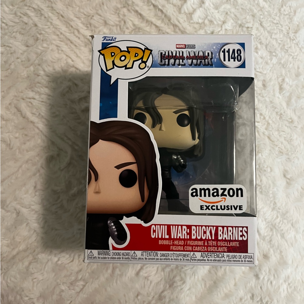 Funko Pop! Marvel Civil War Bucky Barnes Exclusive
